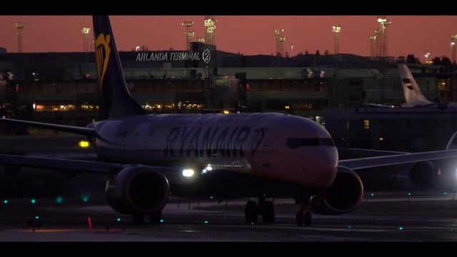 Arlanda Airport Wintersunset 2023. смотреть онлайн