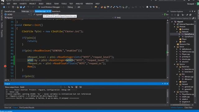 RFO Guard 0019: Модификация класса CIniFile методов чтения int и float смотреть онлайн
