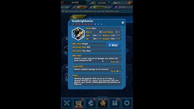 Digimon Heroes | GreyKnightsmon (Review) смотреть онлайн