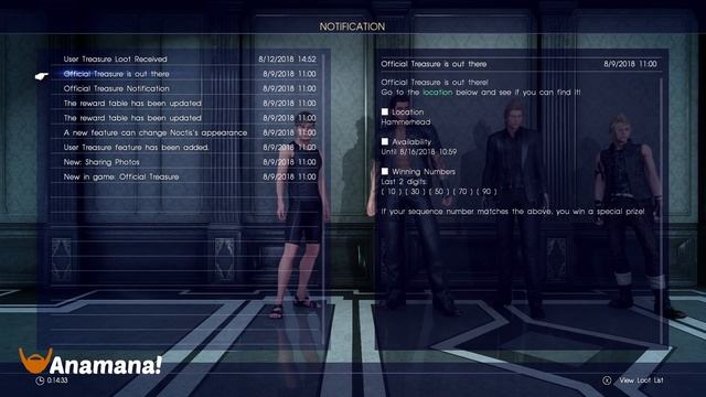 FFXV Windows Edition - New Online Functions / Avatara, Photos & Treasure смотреть онлайн