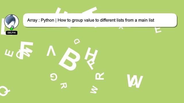 Array : Python | How to group value to different lists from a main list given a certain range of nu смотреть онлайн