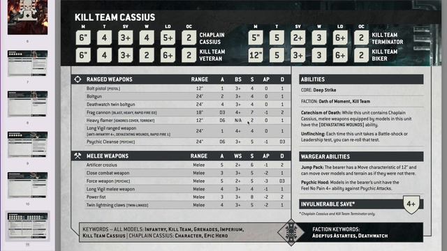 Deathwatch Space Marines Warhammer 40k 10th Edition Index Review