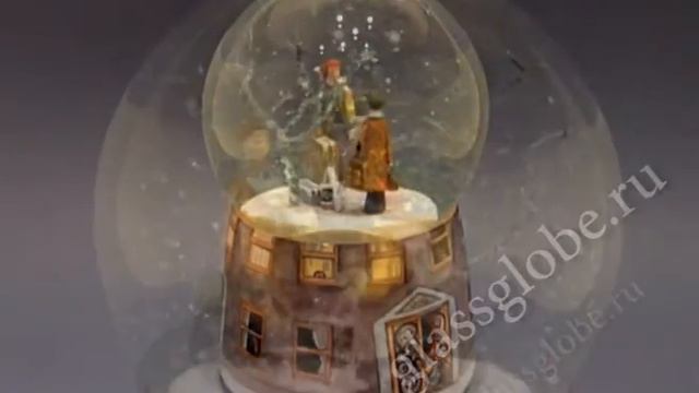 Снежный шар "Двое" с мелодией "Meet song" смотреть онлайн