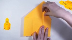 Мастер-класс ко дню космонавтики_оригами_ракета