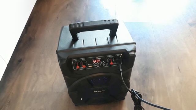 IQ Sound IQ-1478DJTWS 8 Inch Bluetooth Speaker Unboxing смотреть онлайн