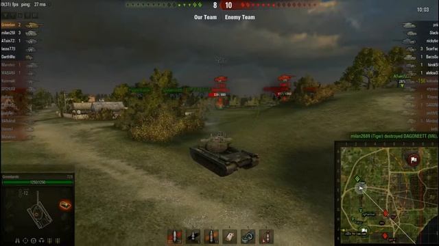 World of Tanks - T29 - 1105xp 3235dmg - Last tank standing смотреть онлайн