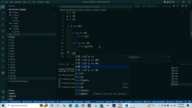 تعلم python الدرس If condition part 3 (12) смотреть онлайн
