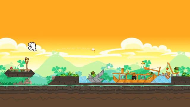 Go Green, Get Lucky 1-5 (Angry Birds Seasons 2011 - 3 Stars) смотреть онлайн