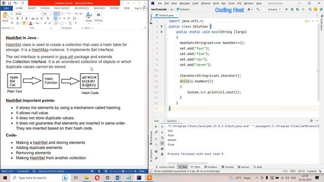HashSet in java | Hashset Introduction | HashSet Basics | HashSet смотреть онлайн