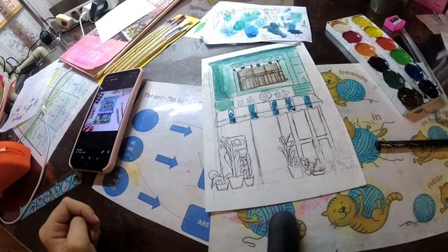 Как нарисовать магазин? / Рисуем дом смотреть онлайн