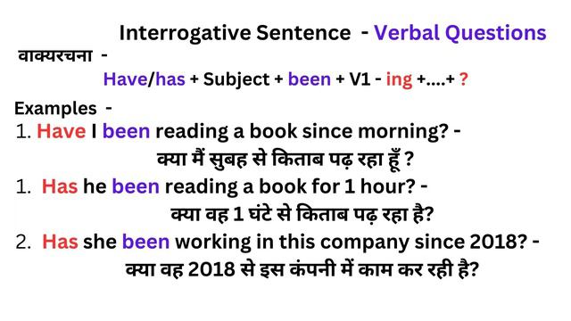 Present Perfect Continuous Tense смотреть онлайн