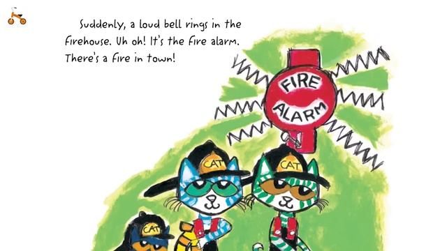 Pete the Cat Firefighter Pete | Fan's animated Book | read aloud смотреть онлайн