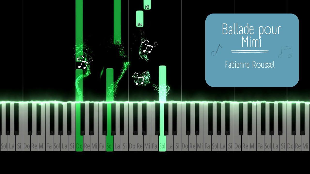 Ballade pour Mimi - Fabienne Roussel | Tutorial Piano смотреть онлайн