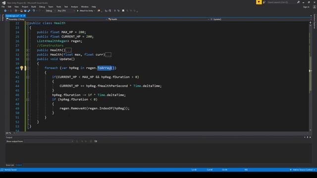 HEALTH REGENERATION SYSTEM - C# & UNITY TUTORIAL смотреть онлайн