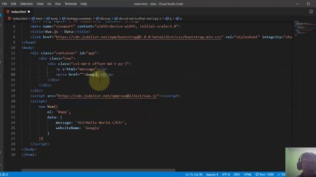 Data URL dan Tag HTML pada Vue.js смотреть онлайн
