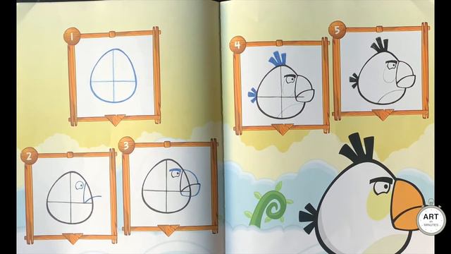 Learn to Draw Angry Birds - Quick Flip Through Preview Artbook смотреть онлайн