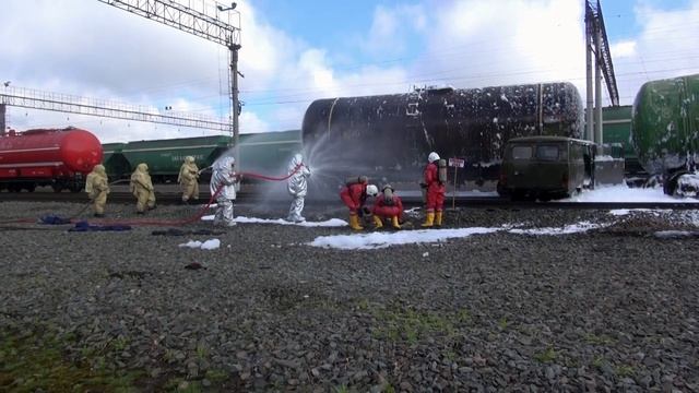 Учение на железной дороге в Омске 21.05.2019 смотреть онлайн