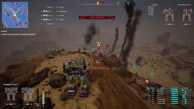 【UHD4K】'65-ton MECH THUNDERBOLT TDR-5S' MechWarrior 5：Mercenaries 机甲战士5：雇佣兵 3840x2160 GamePlay смотреть онлайн