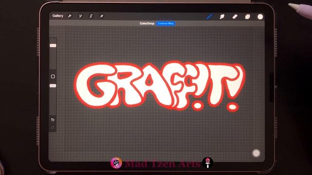 How To Draw Graffiti In Procreate - Procreate Tutorial For Beginners смотреть онлайн