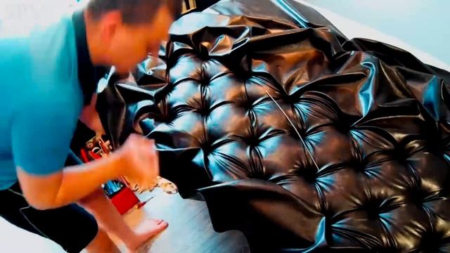 Кровать из старого шкафа и каретная стяжка своими руками. Капитоне смотреть онлайн