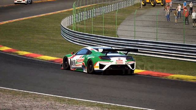 Assetto Corsa Competizione Spa-Francorchamps GP @ Honda NSX GT3 смотреть онлайн