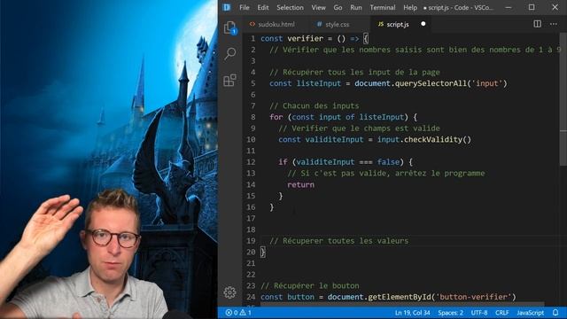 Programmer un SUDOKU en HTML, CSS et JavaScript (1/2) смотреть онлайн