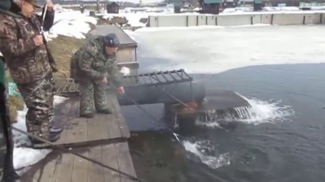 04.04 на Форелевых прудах Раменского рыбхоза "Гжелка" смотреть онлайн