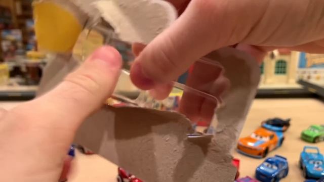 Mattel Disney Cars Mini Racers Mega Unboxing Aaron Clocker Dud Throttleman Paul Conrev Next-Gens смотреть онлайн