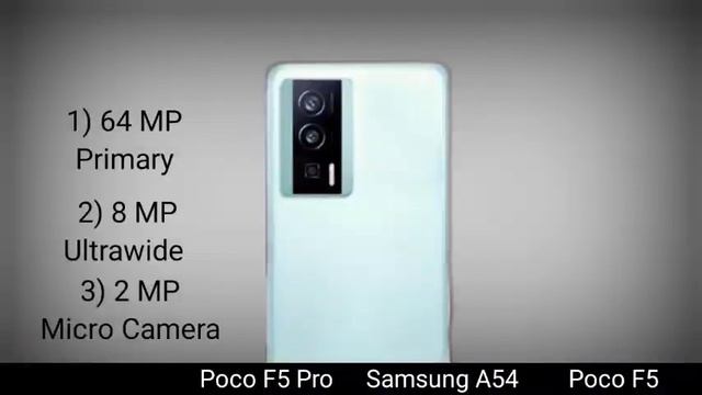 Poco F5 Pro vs Poco F5 5 5G vs Samsung Galaxy A54 5G | Full Comparison смотреть онлайн