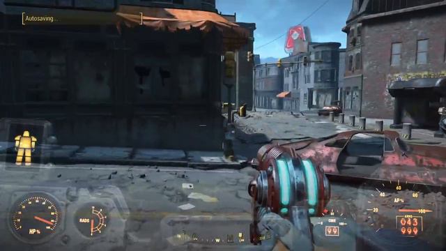 Fallout 4 Part 5, On a Quest for The HellFire Power Armor for Sentinel using The Quantum X-01 смотреть онлайн