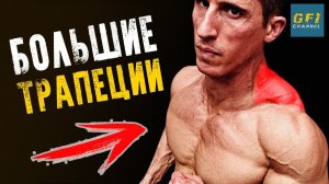 Как Накачать Большие Трапеции (НЕ ДЛЯ СЛАБОНЕРВНЫХ - ТОП-6 УПРАЖНЕНИЙ!)