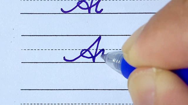 How to write in cursive | English cursive handwriting practice | Join Capital letters A and a to z смотреть онлайн
