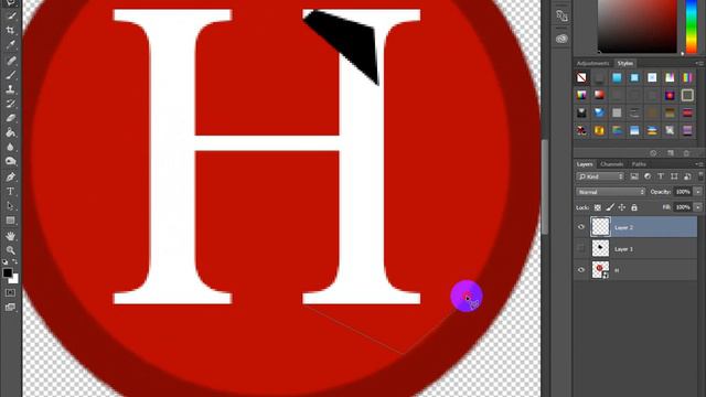كيفية تصميم لوجو فلات Flat Design بالفوتوشوب - How to Create Flat Design Logo смотреть онлайн
