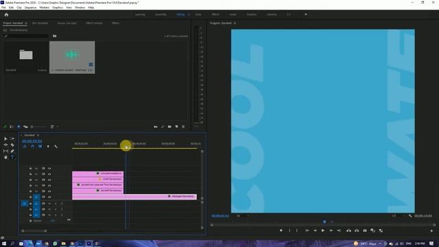 Motion Graphics Poster in Premiere Pro смотреть онлайн