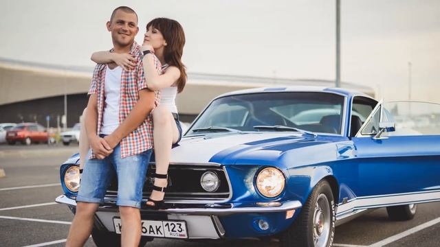 Даша и Саша + Mustang 68-го. Фотограф Алексей Чичкин смотреть онлайн