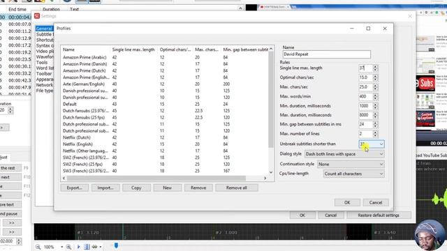 How to Create or Edit Subtitle Profiles in Subtitle Edit смотреть онлайн