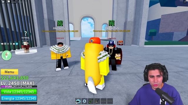 Fingi ser o ADM pra falar com Rip Indra Chan no Blox Fruits! смотреть онлайн