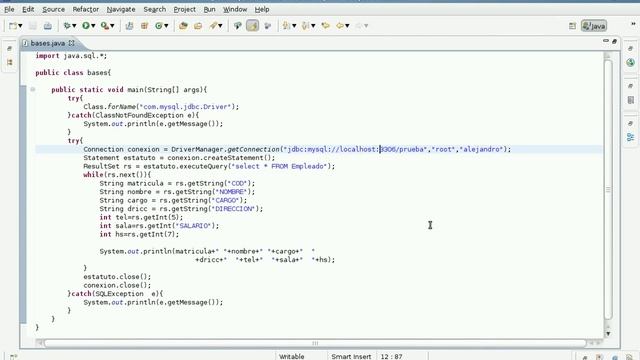 MySQL + Java + Eclipse + Ubuntu. Parte 2 смотреть онлайн