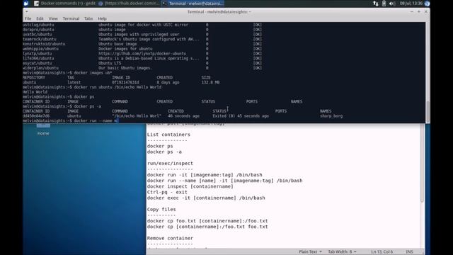 Docker quick start and useful commands смотреть онлайн