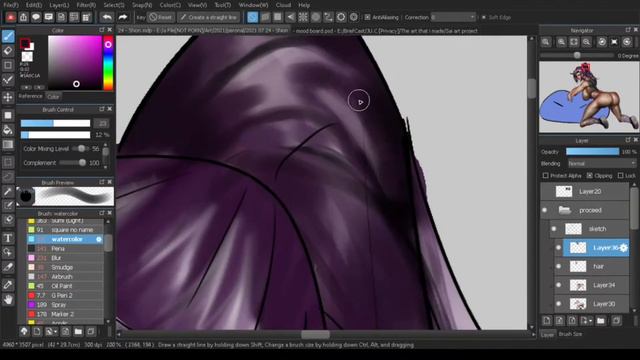 Shion - Tensei Shitarra Slime Datta ken Speed paint[Medibang paint] 6 hours смотреть онлайн