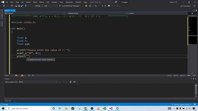 Write a C Program to Find the Sum of an Infinite Series смотреть онлайн