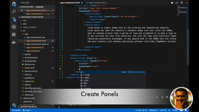 Amexio v5 Angular Panels, Windows, Dialogs, Carousels смотреть онлайн