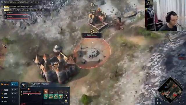 KUTSAL WINN - AGE OF EMPIRES 4 - 1V1 - KUTSAL ROMA OYNANIŞ смотреть онлайн