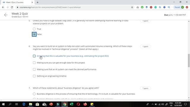Coursera: AI for Everyone Course Week 2 solved Live | deeplearning.ai смотреть онлайн
