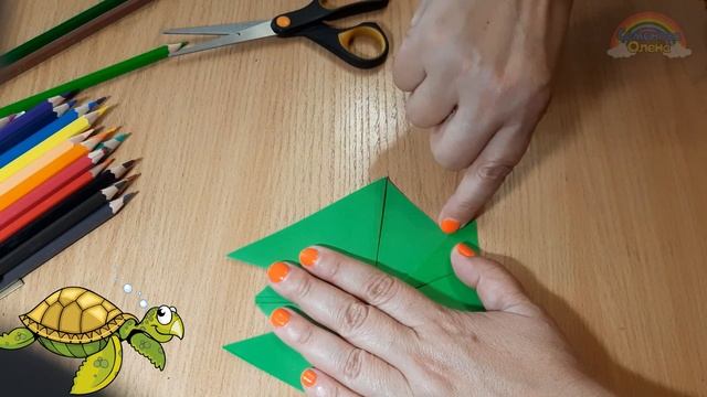 ЧЕРЕПАХА. Техніка Оригамі смотреть онлайн