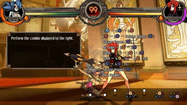 Skullgirls 2nd Encore - Valentine Tutorial/Trials