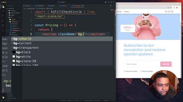 Let's Build a Social Media Agency Website with React and Tailwind смотреть онлайн