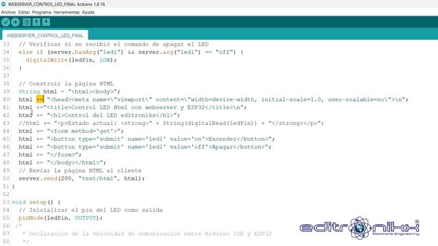 ✅CONTROL de LED por WIFI con boton en HTML y WEBSERVER | curso IOT con ESP32 y ARDUINO (No5) смотреть онлайн