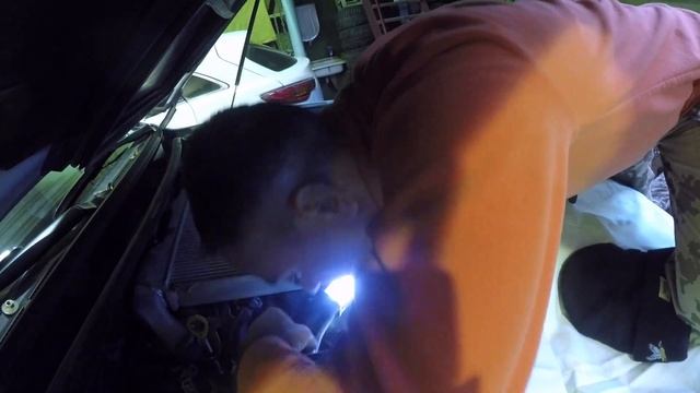 Ошибка 1251 Toyota Land Cruiser 200 4.5 снятие радиатора кулера смотреть онлайн