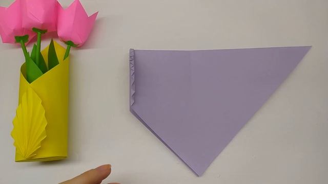 DIY КАК СДЕЛАТЬ ВАЗУ ИЗ БУМАГИ Оригами Ваза для цветов | Paper Vase Origami Paper Flower Vase смотреть онлайн